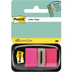 Post-it Index-Haftstreifen Rechteckig 2,54 x 4,32 cm Rosa I680-21 50 Streifen