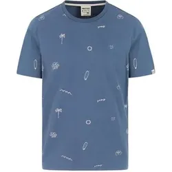 PROTEST Herren T-Shirts/Tanks ku.Arm He/Uni PRTKeely t-shirt, Größe XXL in Blau Blau