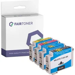 4er Multipack Set Kompatibel für Epson Stylus Office BX 305 FW (T1291-T1294) Druckerpatronen