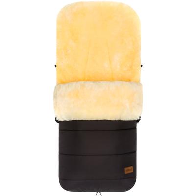 Fußsack FILLIKID "Lammfellfußsack Engadin", Kinder, leo, schwarz, Polyester, Fußsäcke Fußsack