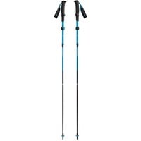 Trekkingstöcke Distance Carbon FLZ, Fitnessgerät anthrazit/blau, 1 Paar, 110-125 cm