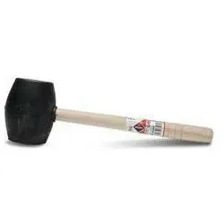 Rubi, Hammer, Schwarzer Weichgummihammer 500 g (500 g)