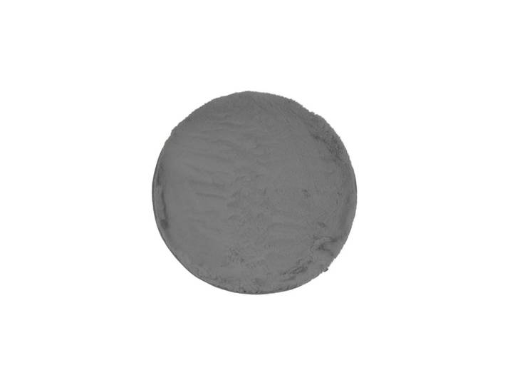 Tapis rond en polyester d160 anthracite