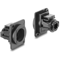 Delock D-Typ Modul TOSLINK Buchse zu TOSLINK Buchse Kunststoff schwarz