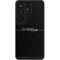 Nivocase Handyhülle für Samsung Galaxy S26 Ultra Hülle NIVOpure Case Schwarz Glück Sprüche Statement (Samsung Galaxy S26 Ultra), Smartphone Hülle, Schwarz