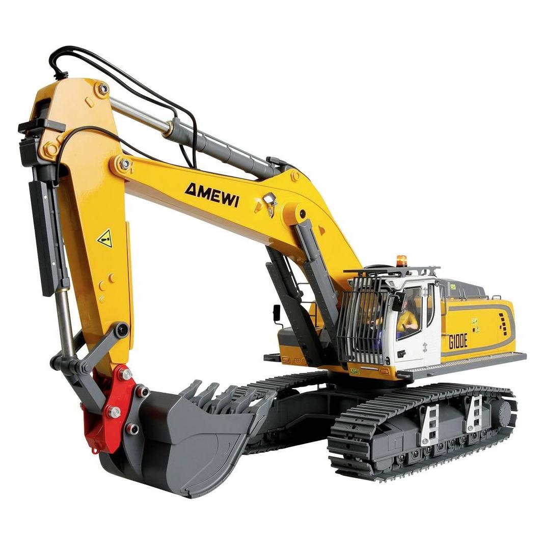 Amewi G100E Vollmetall Bagger 1:18 RTR (RTR Ready-to-Run) (22749)