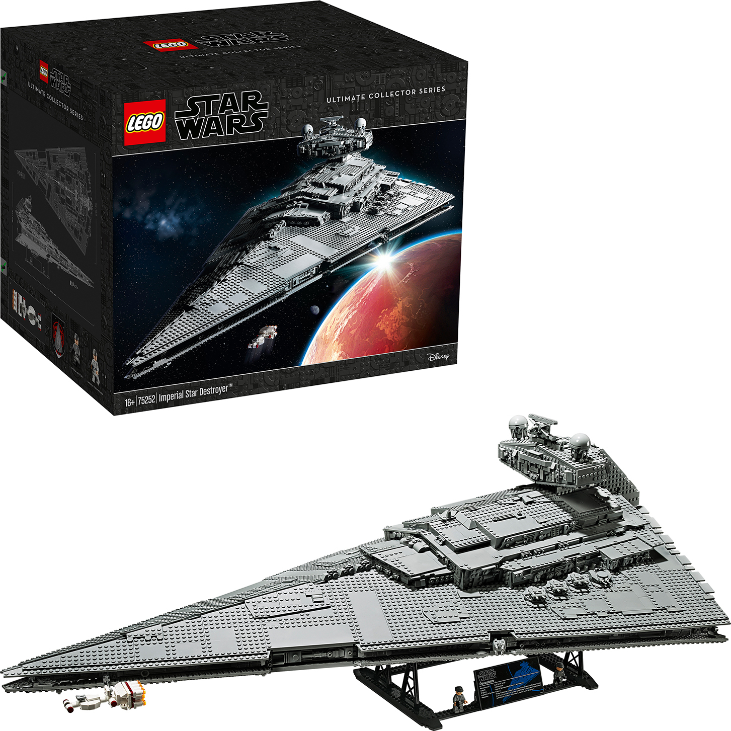 LEGO 75252 Star Wars Imperialer Sternzerstörer großes Bauset für Teenager und Erwachsene