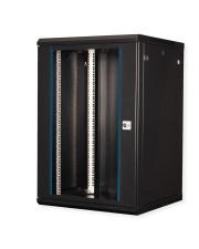 VALUE 19-Zoll Wandgehäuse 600x600mm schwarz Bausatz 18 HE (26.99.0832)