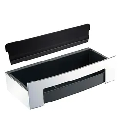 Brillantbad BYTRO Seifenkorb Edelstahl Kunststoff poliert 115x225x63 mm für Bad & WC >> zum Bohren