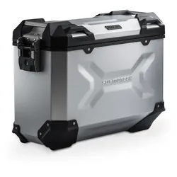 SW-Motech TRAX ADV M - Seitenkoffer. Aluminium. 37 l. Links. Silbern.