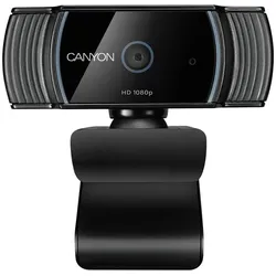 Canyon Full HD webcam for video calls and conferences C5, with microphone, autofocus (2 Mpx), Webcam, Schwarz