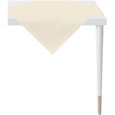 Mitteldecke APELT "Apart, LOFT STYLE" Gr. 2, beige (creme), B:100cm L:100cm, Polyester, Tischdecken, Mitteldecke, UNI-BASIC