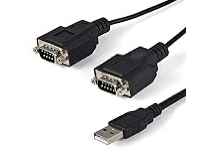 StarTech Câble USB vers Série RS232 1,8m, 2 Ports, FTDI (ICUSB2322F)