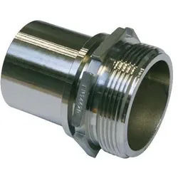 Teguma, Schlauchanschluss + Schlauchverbinder, TW Schlauchstutzen V4A für Schaleneinband mit AG 3" 75mm