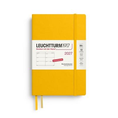 Wochenkalender Paperback (B6+) 2027, Sunflower, Deutsch
