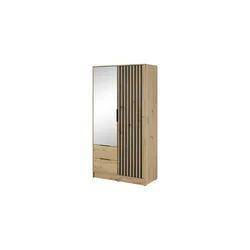 Drehtürenschrank   ¦ braun ¦ Maße (cm): B: 105 H: 200