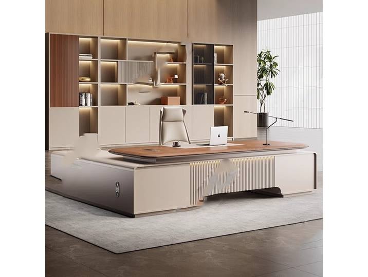 Présentoir artisanat bureau bureau étagères d'ordinateur nordique gain de place Design bureau grand Long Scrivania mobilier de bureau
