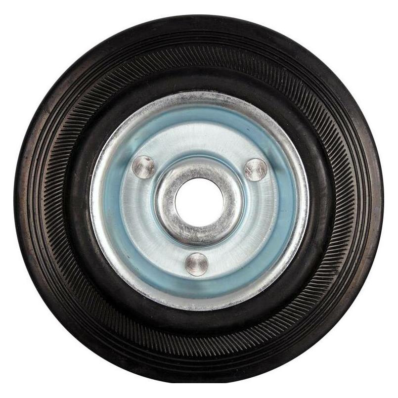 Toya Black Rubber Caster 250mm (250 mm) (87457)