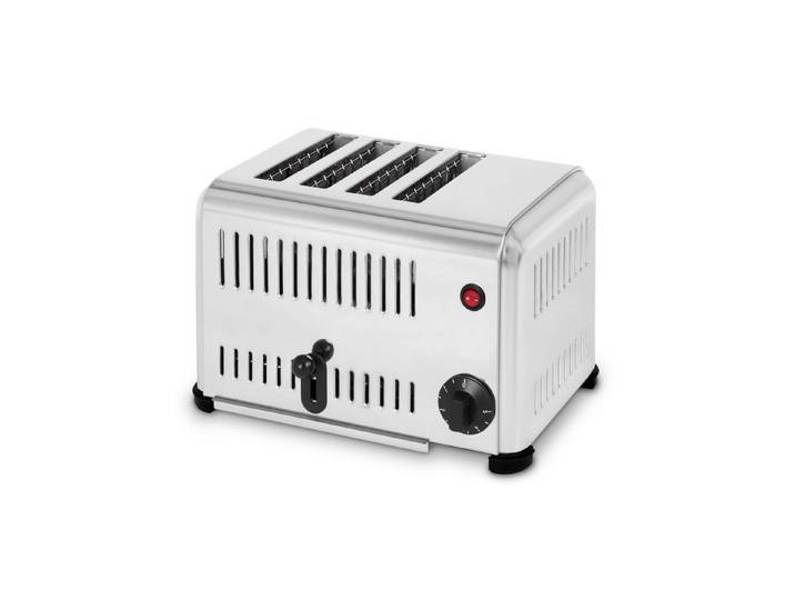 vertes Toaster Gastro Toaster 4 Scheiben Elektrisch 2300W aus Edelstahl, 2300 W
