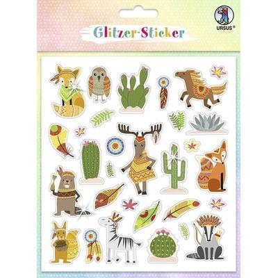 URSUS Dekorationsartikel Glitzer-Sticker Fun 04