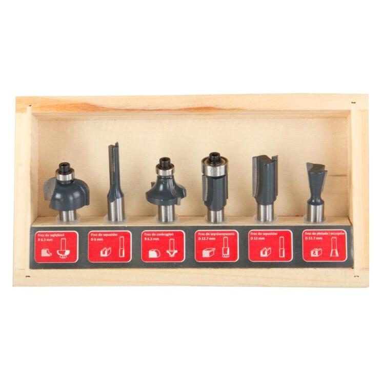 Proline 93121 6-piece carpentry cutter set (TF1200, TF1500K) (93121)