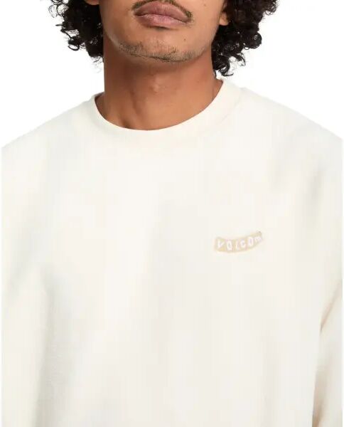Volcom Too Kool Crew Fleece (S - Dirty White)