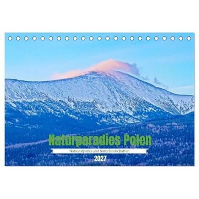 Naturparadies Polen (Tischkalender 2027 DIN A5 quer), CALVENDO Monatskalender