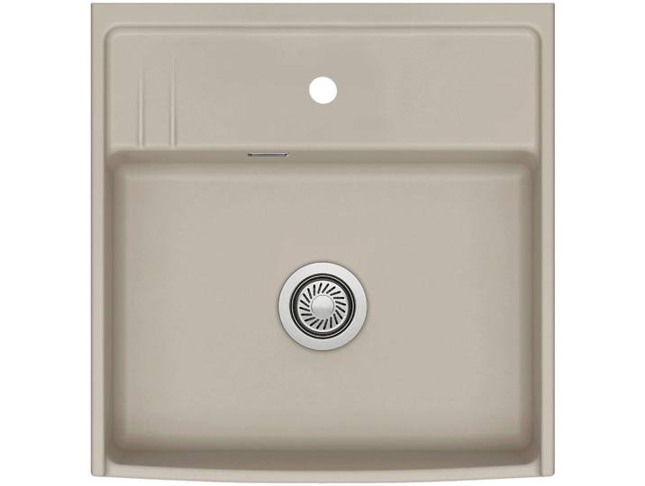 Systemceram Spüle Kentro 60, Fango, Keramik, 59.5x20.0x61.8 cm, Küchen, Küchenausstattung, Küchenspülen, Keramikspüle