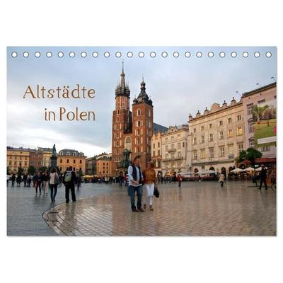 Altstädte in Polen (Tischkalender 2026 DIN A5 quer), CALVENDO Monatskalender
