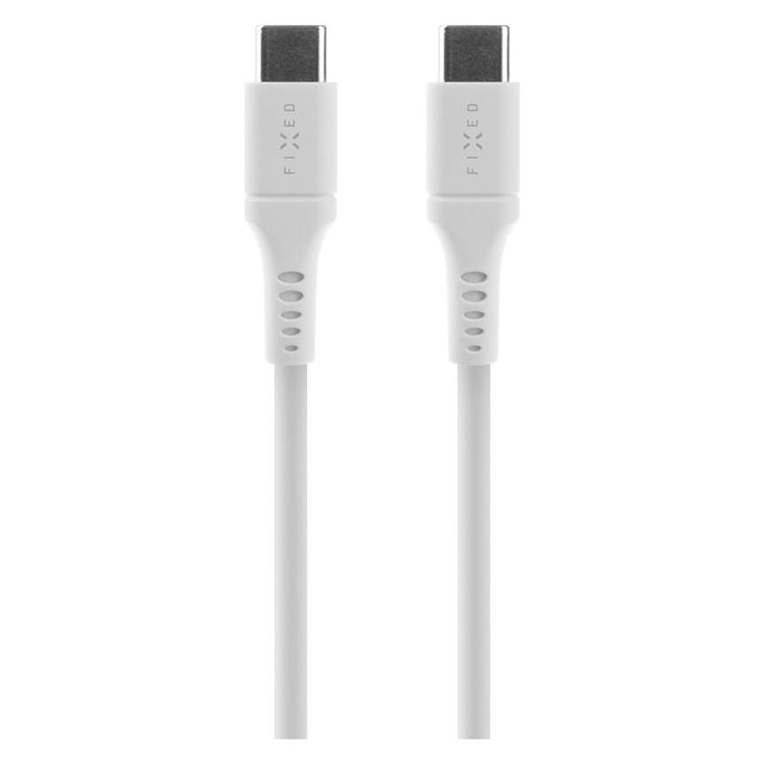 Fixed Liquid-Silicone-Kabel USB-C/USB-C (1.20 m, USB 2.0, 60 W) (FIXDLS-CC12-WH)