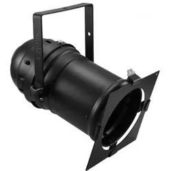 Eurolite PAR-64 Spot Long mit Stecker sw, Scheinwerfer, Schwarz