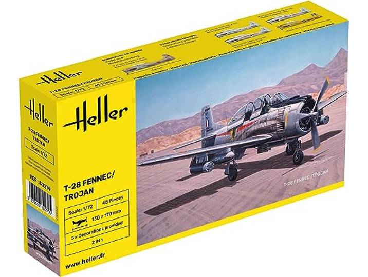 Heller 1: 72 - Noord-Amerikaanse T-28 Fennec/Trojan Diverse