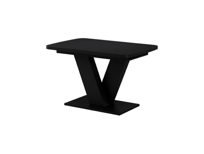 Vicco Esstisch Fenaro, Schwarz, 120-160 x 80 cm ausziehbar, mit Synchronauszug für variable Tischlänge