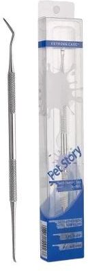 Uplifted Goods Stainless Steel Pet Dental Cleaning Pen For Tartar Removal grey 8.39 X 0.59in