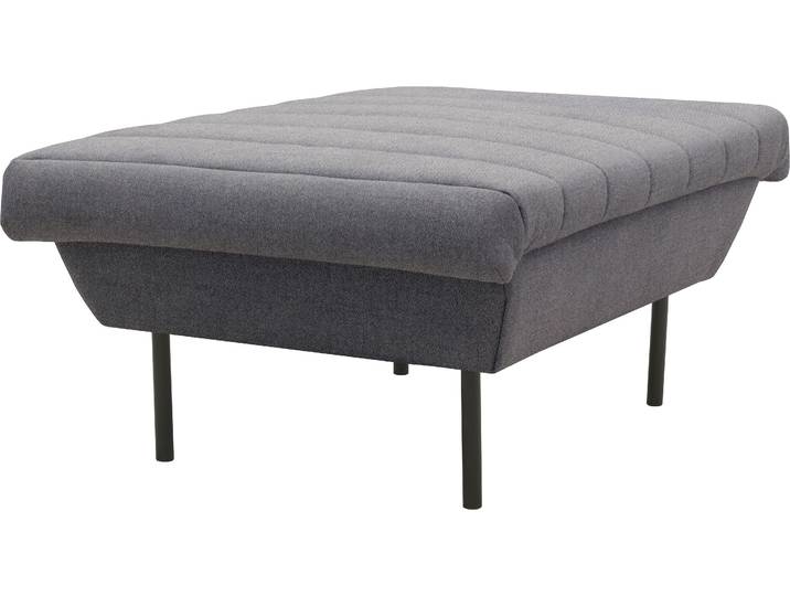 Hocker LOOKS IX , blau (blau, grau), B:70cm H:45cm T:70cm, 70% Polyester (recycelt), 30% Polyester, LOOKS BY WOLFGANG JOOP, Hocker, Hocker, Quersteppung, passend zur Serie LOOKS IX