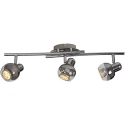 Näve 3er LED Wand-/Deckenleuchte "BOCCIA" L: 55cm
