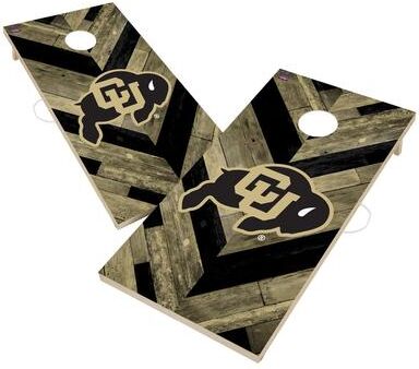 Skip's Garage Colorado Buffaloes Cornhole Board Set