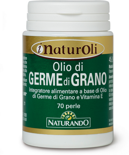 NATURANDO Srl Naturando Olio di Germe di Grano - Integratore per il Metabolismo dei Lipidi - Flacone da 70 perle