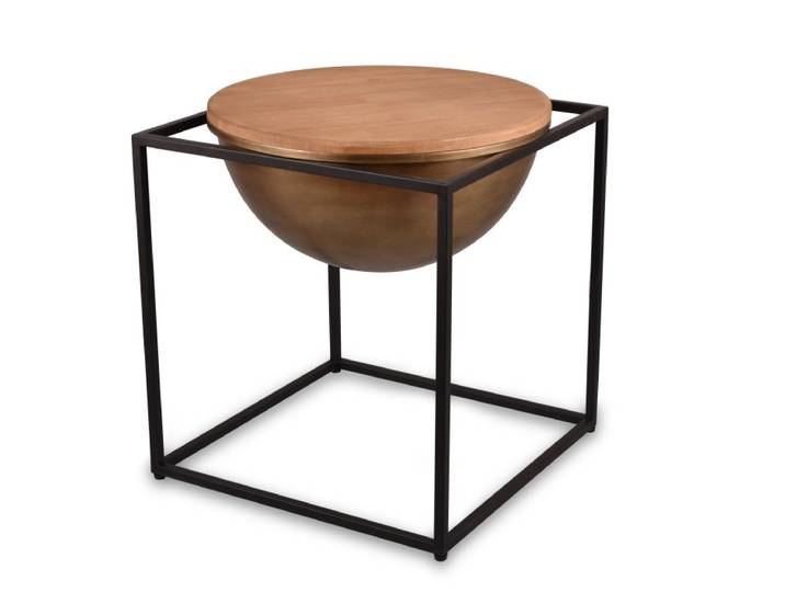 Table basse bois et métal medium Celina