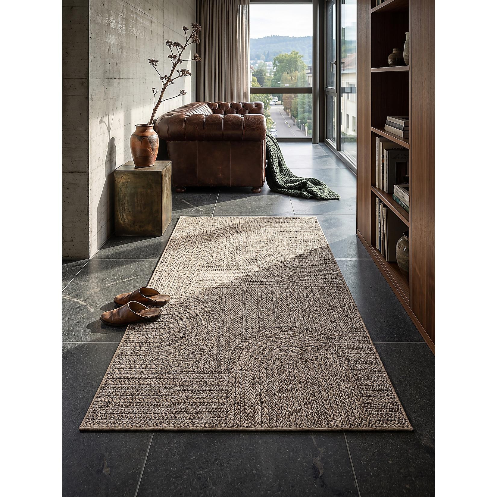 Läufer Flachgewebe Natur 60x90 cm - CORDEV Kadima Design