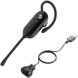 Yealink WH63 losse mono headset met laadkabel (Kabellos), Office Headset, Schwarz