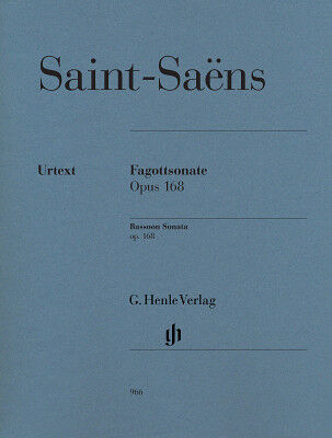 Henle Verlag Saint-Saëns Fagottsonate