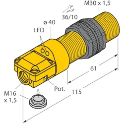 Turck Sensor BC10-P30SR-FZ3X2