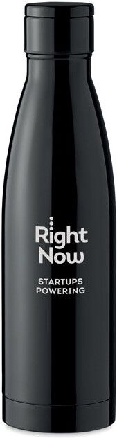 Bouteille isotherme publicitaire 500ml personnalisée BELO LUX noir