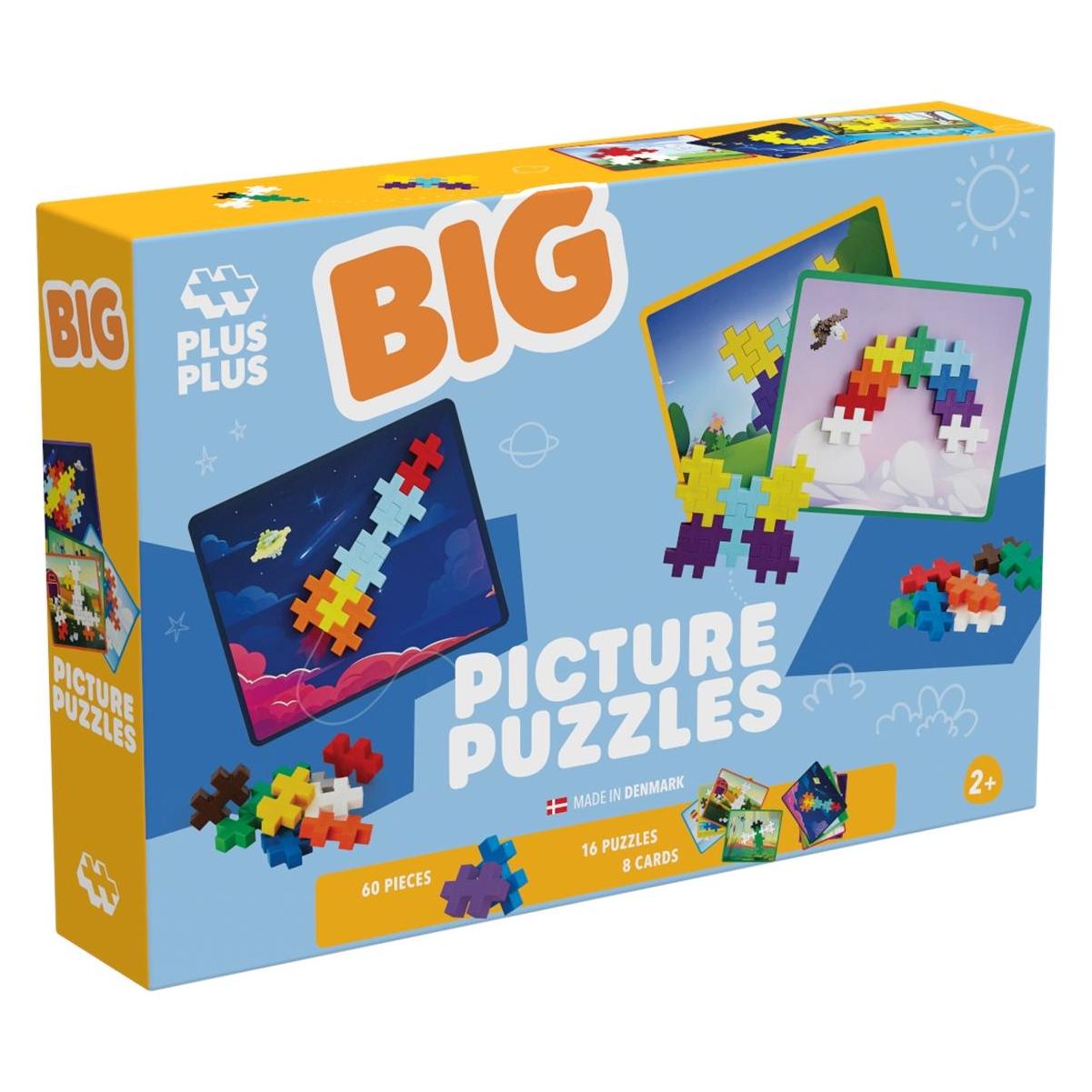 Plus-Plus 60 Kreativ Bausteine BIG Bilder Puzzle (4384)