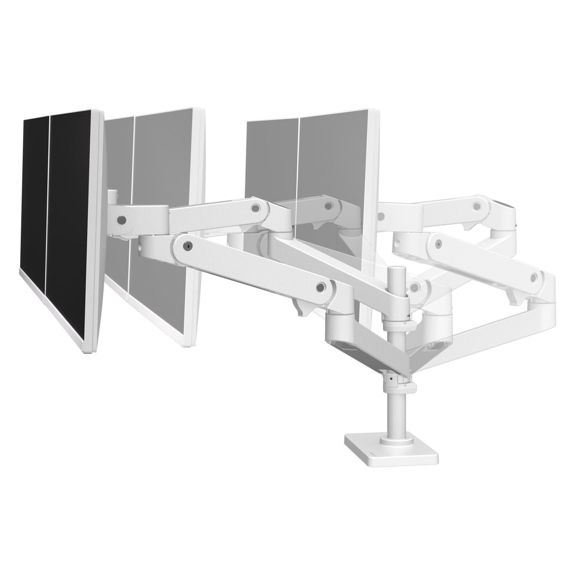 Ergotron LX PRO ARM DUAL DISPLAY STACKING white (Tisch, 34", 10 kg) (45-690-290)