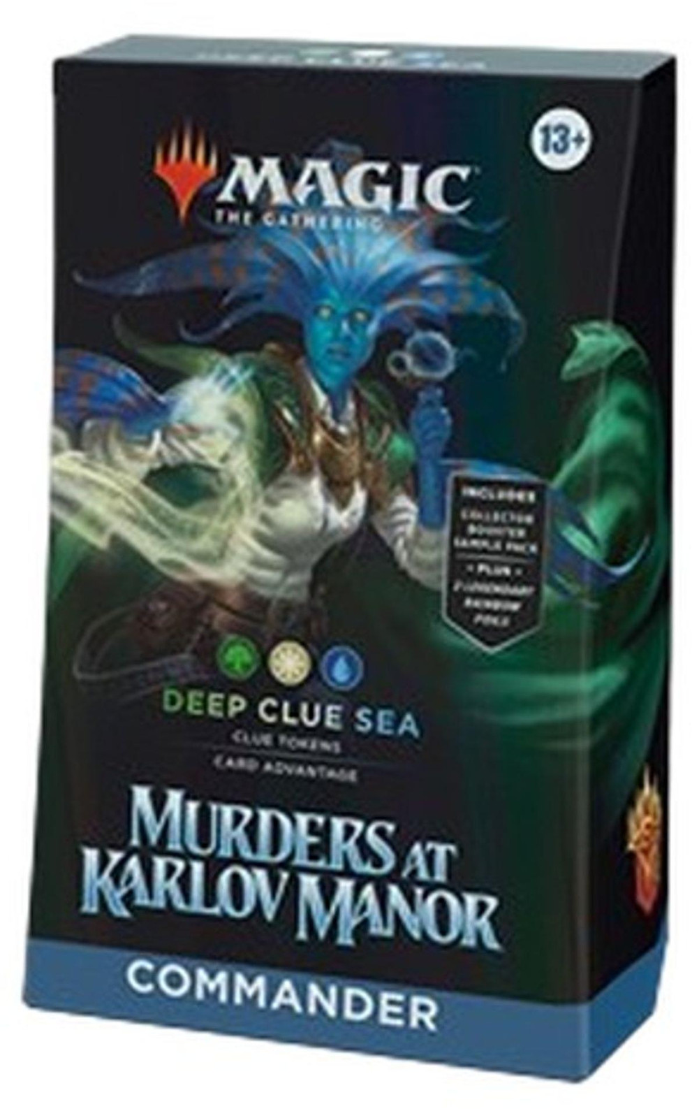 Wizards of the Coast Magic: The Gathering Commander Murders at Karlov Manor Deep Clue Sea Commander Deck