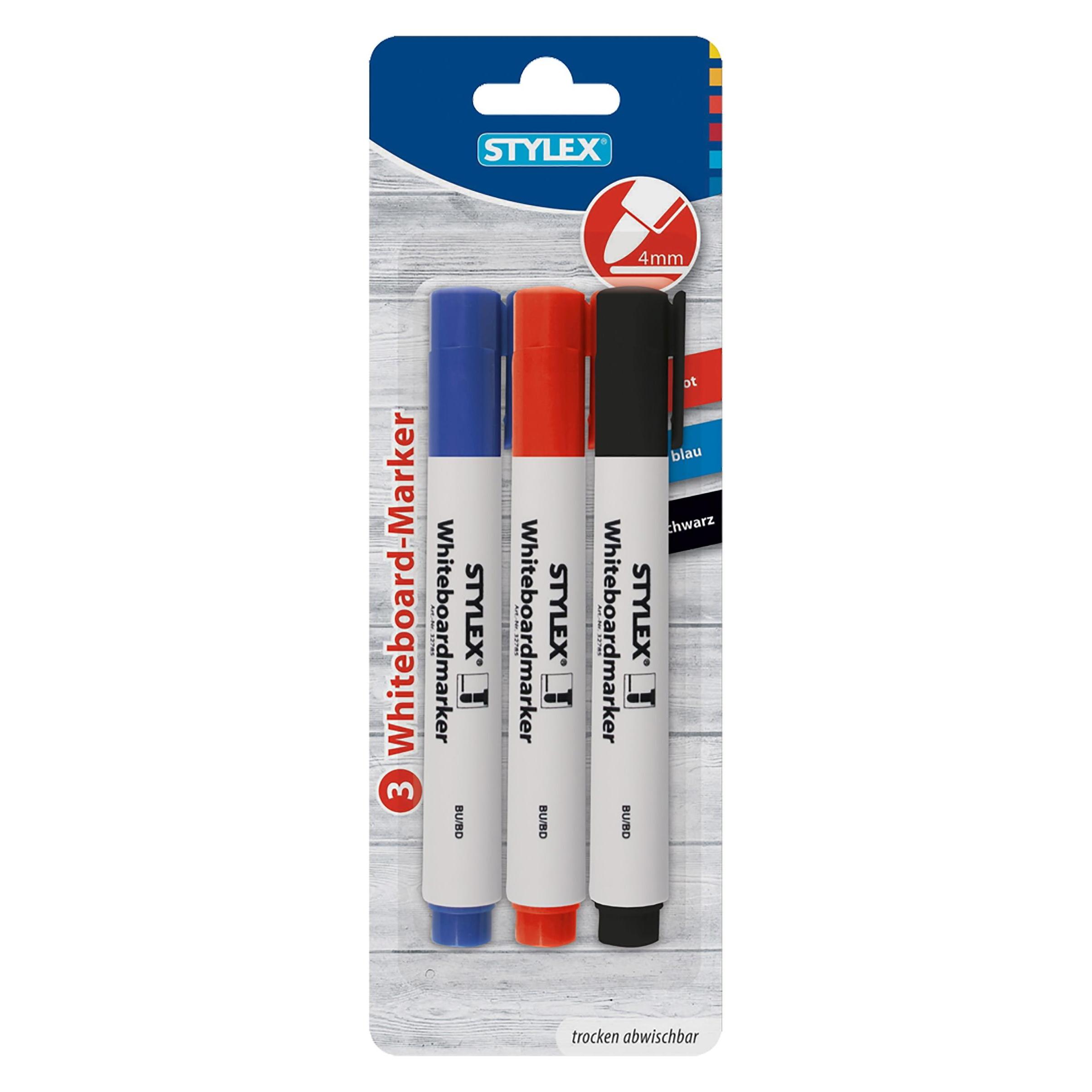 Stylex Whiteboard-Marker, 3st. (3x) (32785)
