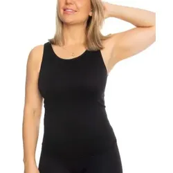 Decoy Top Wide Straps Schwarz Polyamid Large Damen
