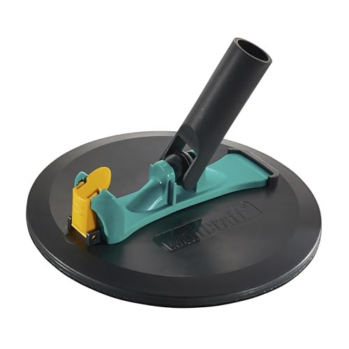 Wolfcraft 3-delige universele rondslijperset voor gipskarton, zwart
